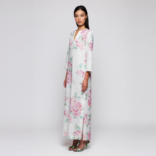 Floral Linen Dress