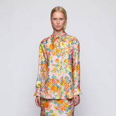 Floral Silk Blouse