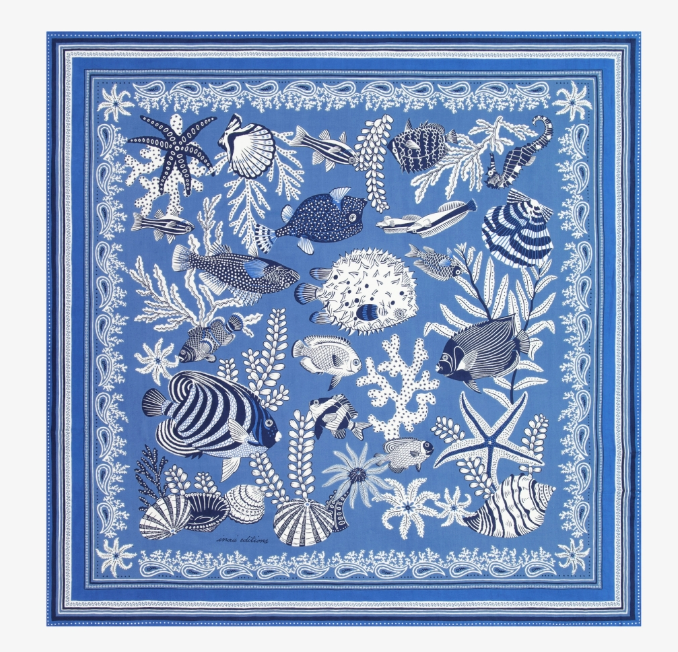 Neptune Square Scarf