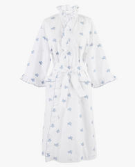 Nancy Ruffle Embroidered Robe