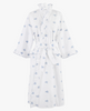 Nancy Ruffle Embroidered Robe