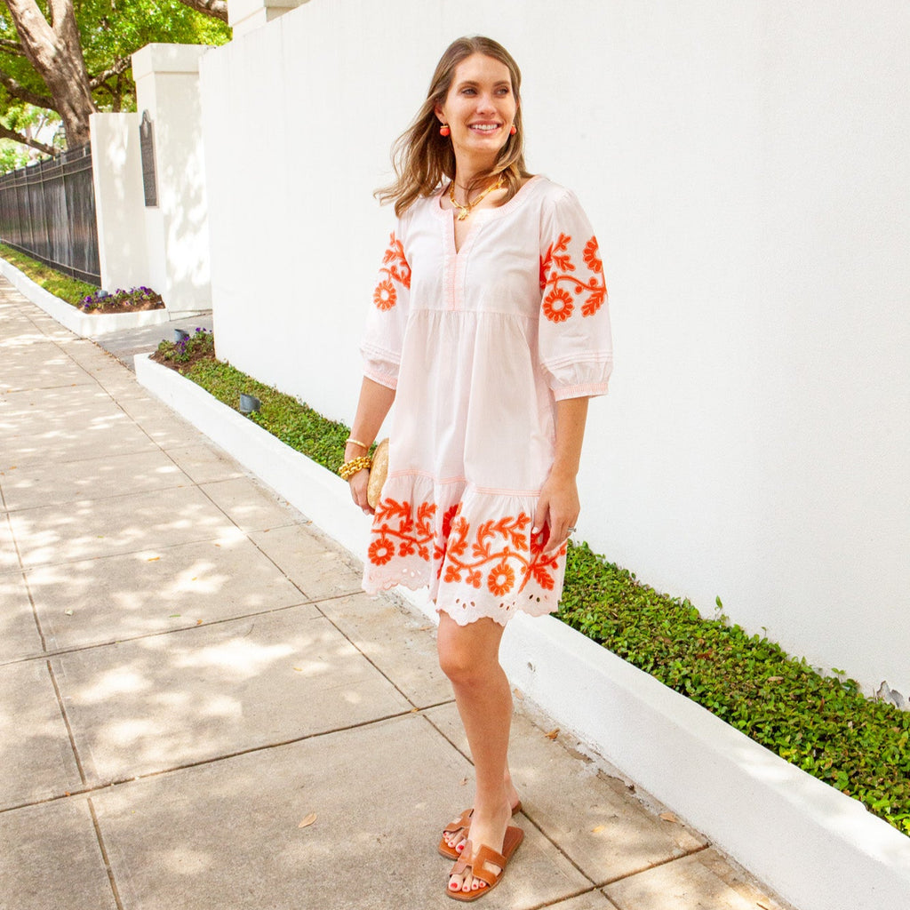 Nice Applique Short Dress