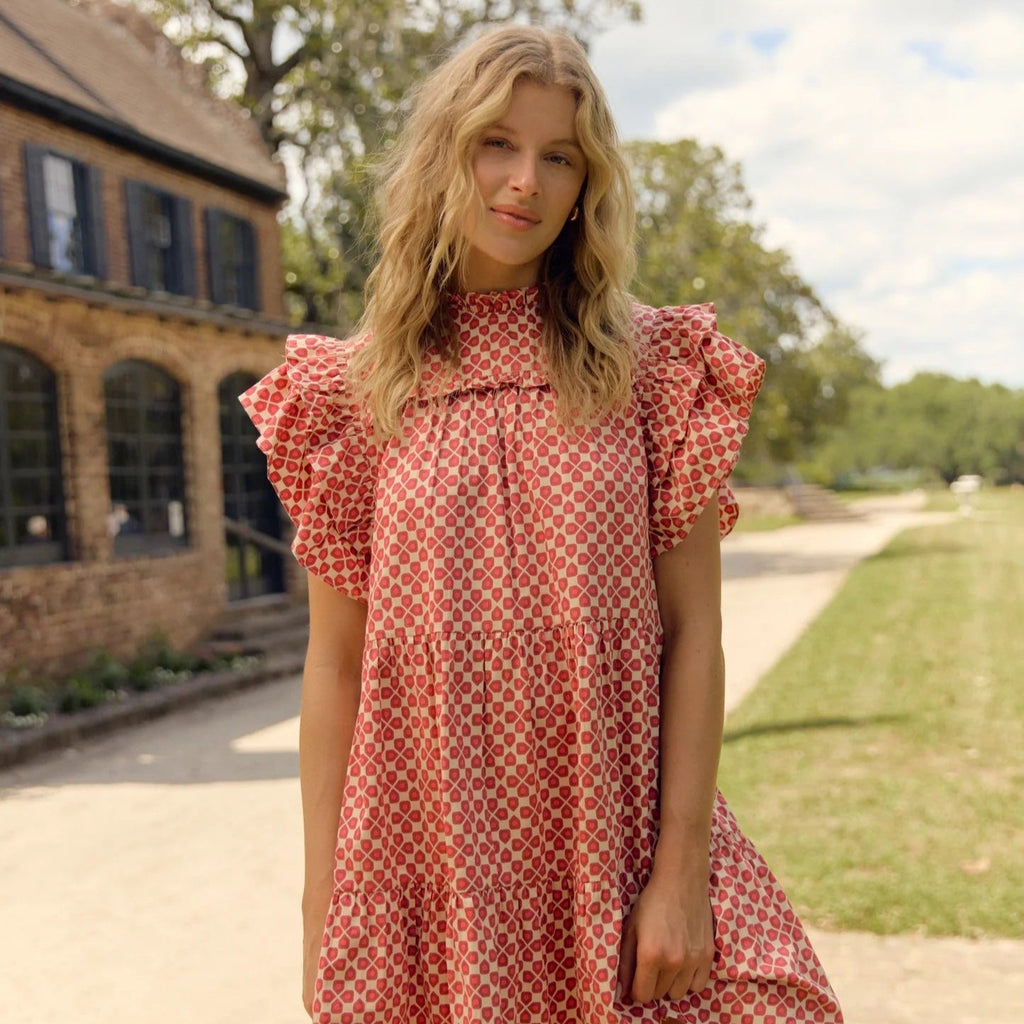 Zoe Dress in Harvest Petal