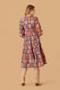 Sloan Dress in Harvest Grid