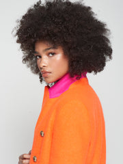 Orange Wool Blazer