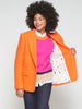 Orange Wool Blazer