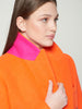 Orange Double Breasted Coat