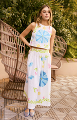 Dani Top in Painted Flora