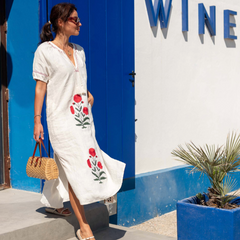Palermo Embroidered Maxi Dress
