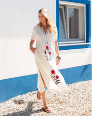 Palermo Embroidered Maxi Dress
