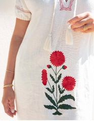 Palermo Embroidered Maxi Dress