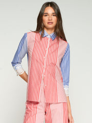 Paola Shirt with Lace Cuffs