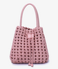 Perrie Woven Mini Bucket Bag