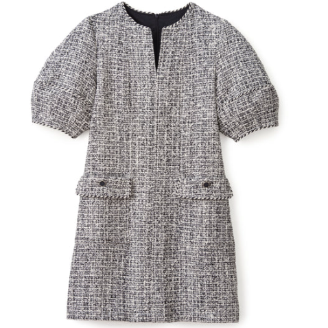 Petra Mini Dress in Multicolor Tweed