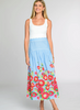 Phoebe Skirt in Poppy Patch Blueberry