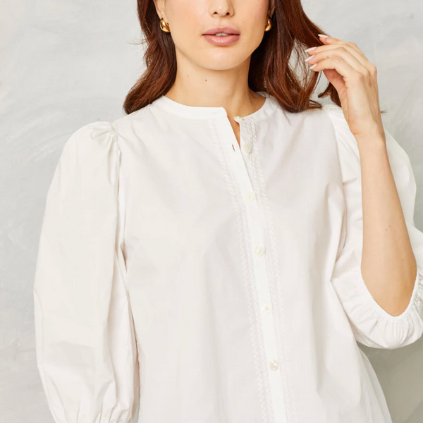 Reese Top in Cotton Poplin