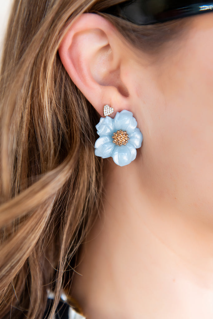 Flower Clip Earring