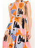 Sleeveless Smocked Maxi in Riveria Orange