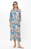 Midi Shirt Dress in Roma Blue
