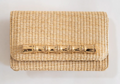 Ruby Straw Clutch