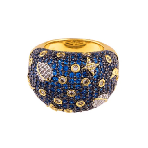 Sabah Planets Sapphire Ring