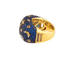 Sabah Planets Sapphire Ring