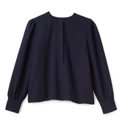 Sage Top in Dark Navy