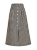 Scout Skirt in Ganache Pinstripe