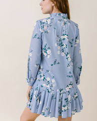 Callahan Dress in Blue Floral