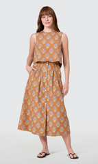 Crop Top in Maple Sprigs