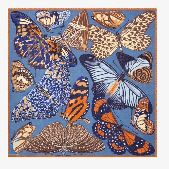 Papillons Square Scarf