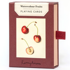 Single Deck Playing Cards- Watercolor Fruits