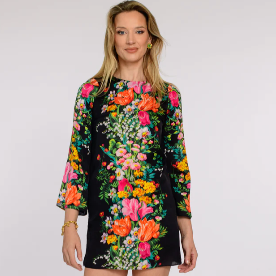 Juliette Dress in Centerpiece Black