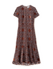 Waverly Midi Dress in Mocha