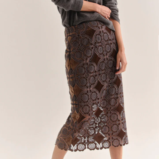 Mulberry Skirt in Mocha