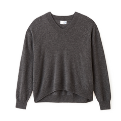 Caden V-Neck Sweater in Shadow