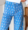 Everyday Pant in Blue Crown Flowers