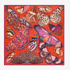 Papillons Square Scarf