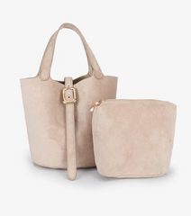 Joya Faux Suede Mini Bucket