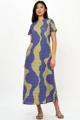 SS Shift Midi in Haring Blue