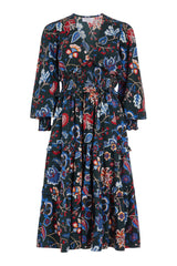 Sloan Dress in Evergreen Chintz