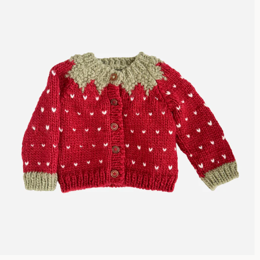 Strawberry Cardigan