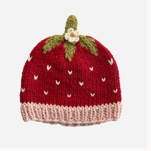 Cotton Strawberry Hat