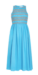 Stroll Dress in Pool Blue