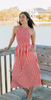 Stroll Dress in Red Stripe