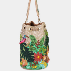 Tropical Forest Bucket Bag