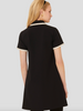 Rubina Black Double Canvas Dress