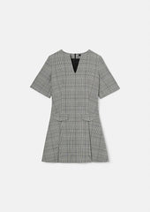 Riyu Dress in Glen Plaid