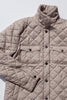 Quilted Long Shirt Jacket