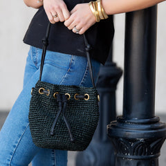 The Jane Mini Woven Handbag